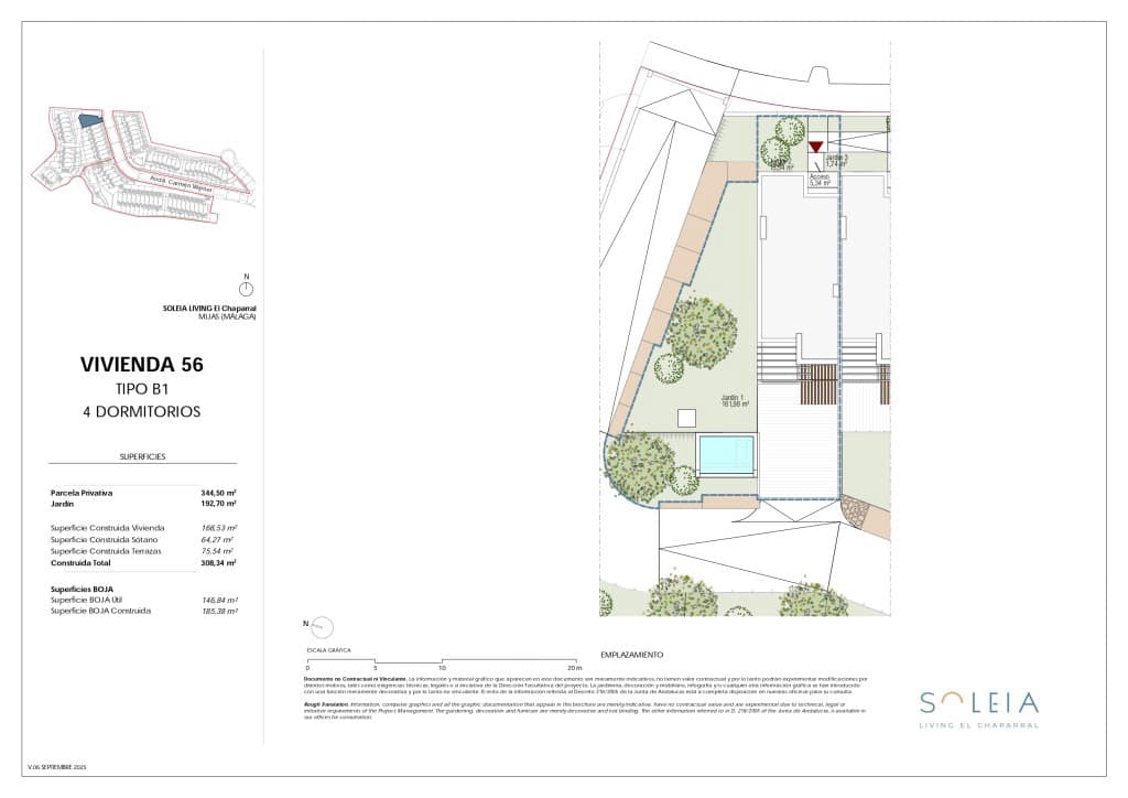 4 sovrum Hus till salu i Mijas Costa med pool garage - 1 053 000 € (Ref: 9291197)