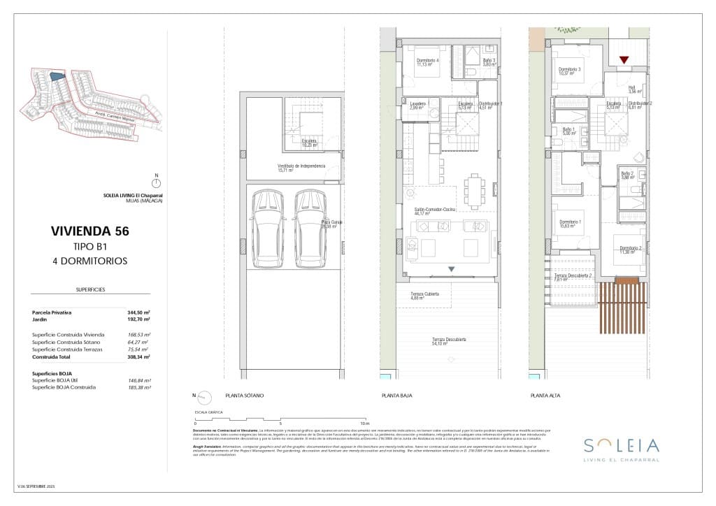 4 sovrum Hus till salu i Mijas Costa med pool garage - 1 053 000 € (Ref: 9291197)