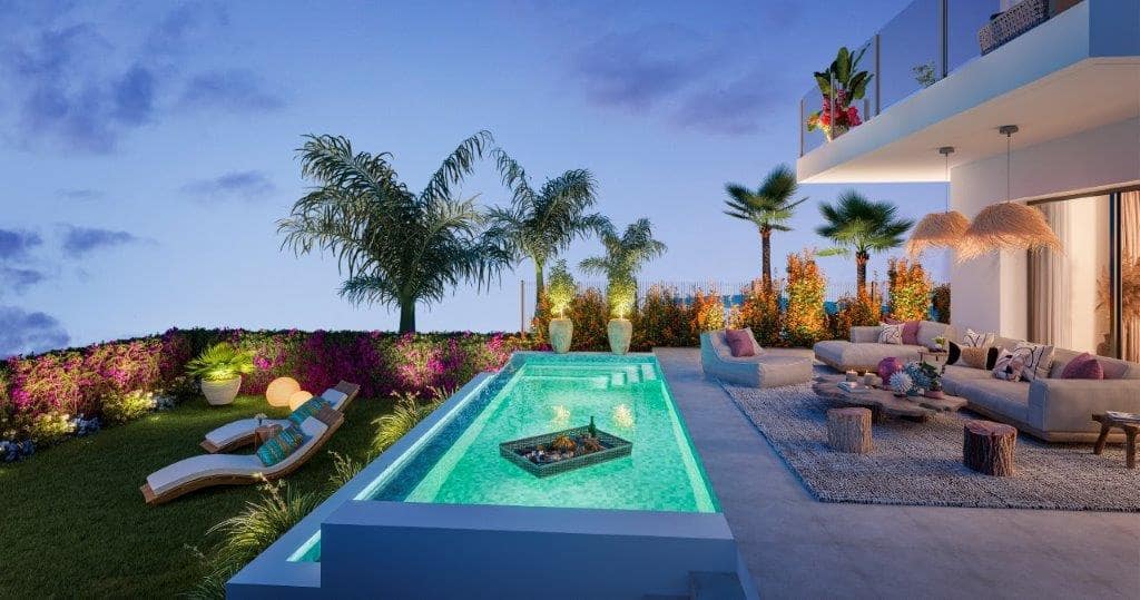 3 sovrum Hus till salu i Mijas Costa med pool garage - 859 000 € (Ref: 9291198)