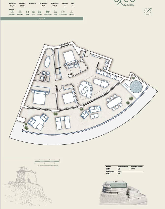 3 Zimmer Apartment zu verkaufen in Carvajal mit Pool Garage - 950.000 € (Ref: 9594593)