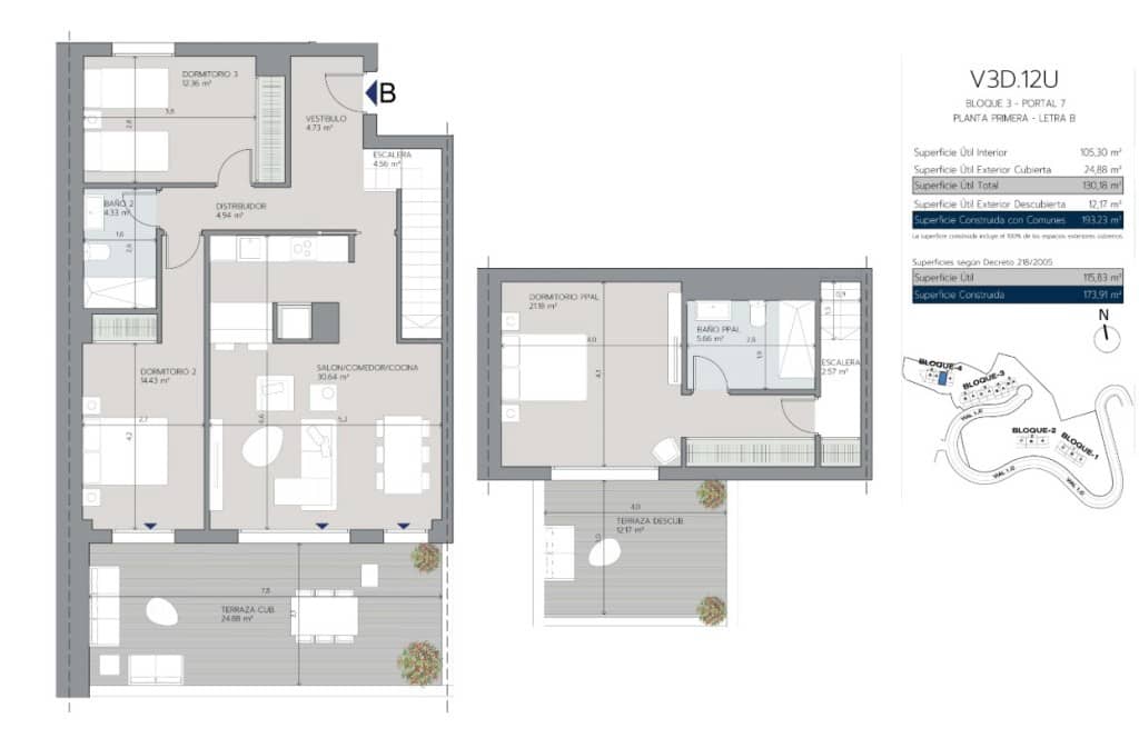 3 sovrum Takvåning till salu i Torremuelle med pool garage - 699 000 € (Ref: 9604562)