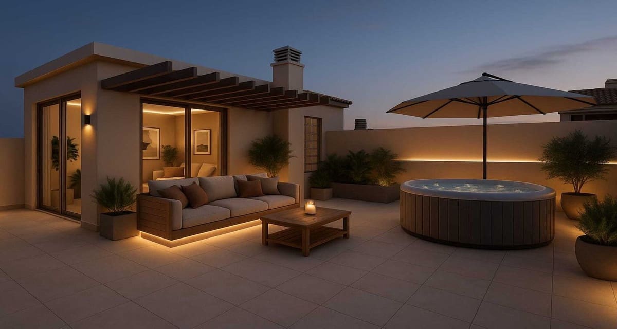 3 soverom Penthouse til salgs i New Golden Mile med svømmebasseng garasje - € 349 000 (Ref: 9170815)