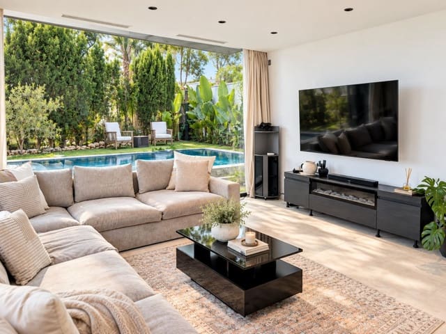 Chalet de 2 habitaciones en Nueva Andalucia, Marbella en alquiler con piscina garaje - 11.500 € (Ref: 9798057)