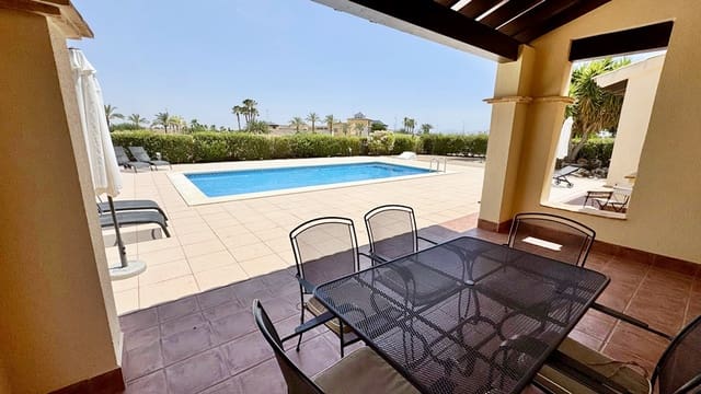 Chalet de 3 habitaciones en Hacienda del Alamo, Fuente Alamo de Murcia en venta con piscina garaje - 455.000 € (Ref: 10026255)