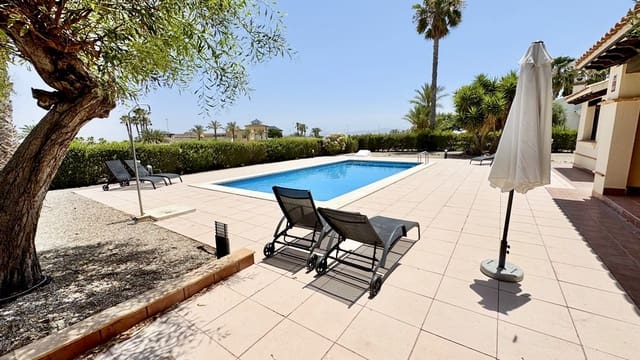 Chalet de 3 habitaciones en Hacienda del Alamo, Fuente Alamo de Murcia en venta con piscina garaje - 455.000 € (Ref: 10026255)