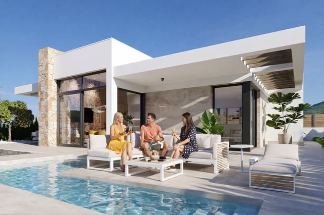 Chalet de 3 habitaciones en Hacienda del Alamo, Fuente Alamo de Murcia en venta con piscina garaje - 444.900 € (Ref: 10076988)