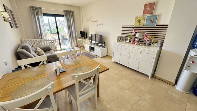 2 soveværelse Lejlighed til salg i Hacienda del Alamo, Fuente Alamo de Murcia med swimmingpool garage - € 139.950 (Ref: 10091512)