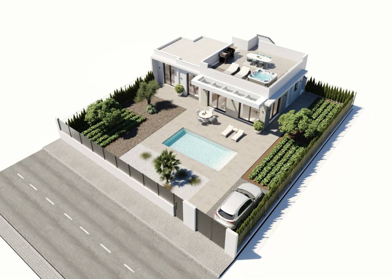 2 soveværelse Villa til salg i Hacienda del Alamo med swimmingpool garage - € 309.900 (Ref: 10116021)