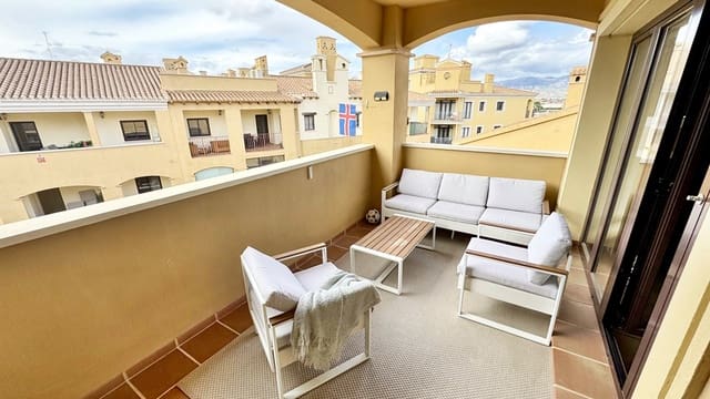 2 makuuhuone Huoneisto myytävänä paikassa Hacienda del Alamo, Fuente Alamo de Murcia mukana uima-altaan 
autotalli - 159 950 € (Ref: 10163787)