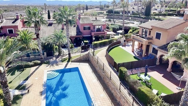 Chalet de 3 habitaciones en Hacienda del Alamo, Fuente Alamo de Murcia en venta con piscina garaje - 344.950 € (Ref: 10168750)