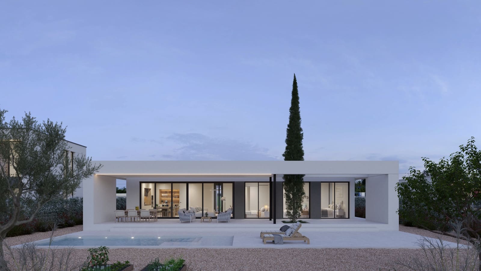 3 sypialnia Willa na sprzedaż w Hacienda del Alamo z basenem garażem - 463 300 € (Ref: 9251453)