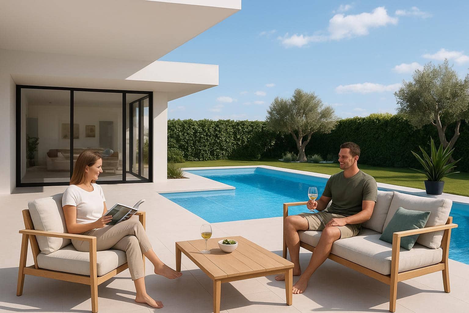 Chalet de 3 habitaciones en Hacienda del Alamo en venta con piscina - 432.199 € (Ref: 9372212)