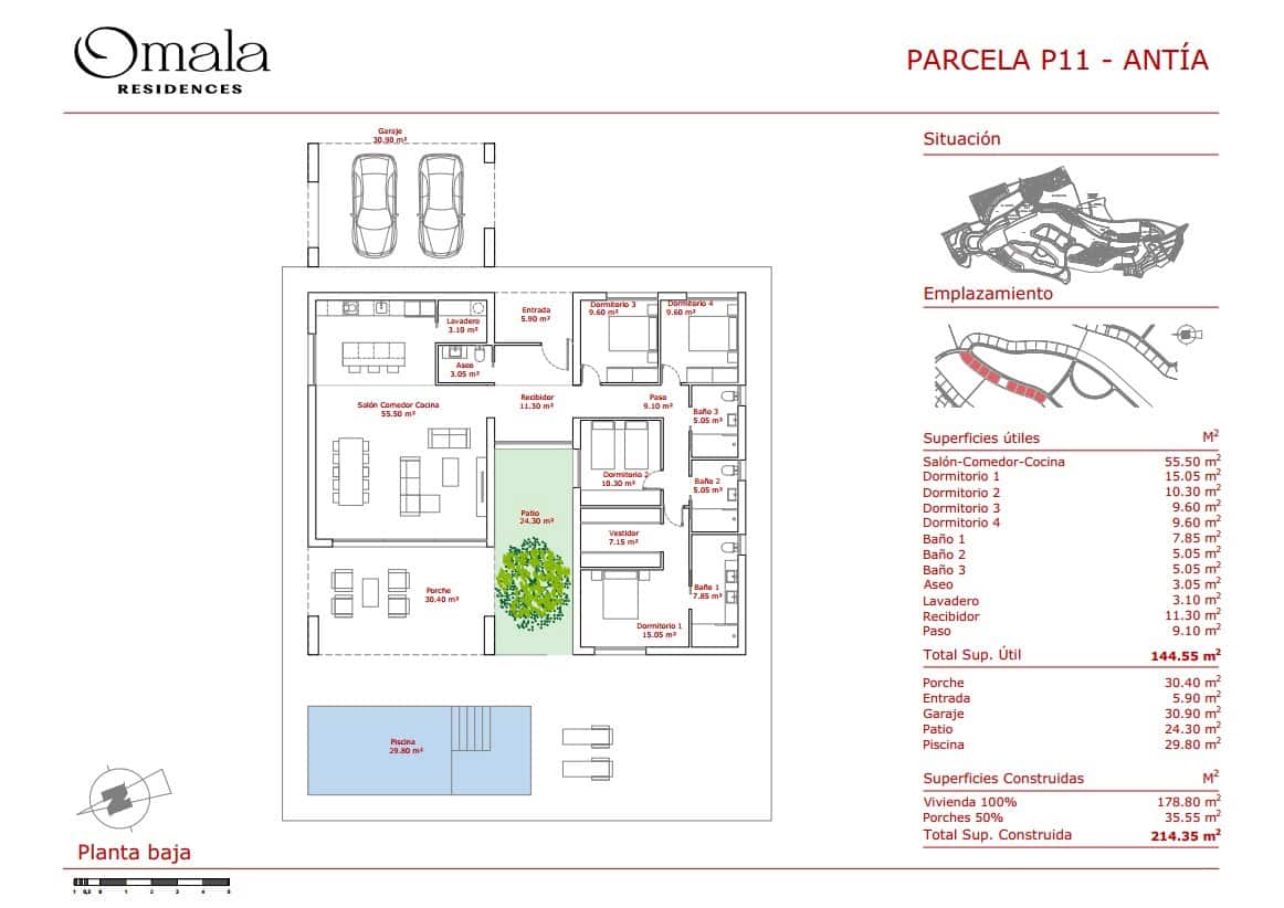 4 camera da letto Villa in vendita in Hacienda del Alamo con piscina garage - 558.000 € (Rif: 9386623)