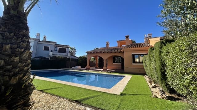 2 soveværelse Villa til salg i Hacienda del Alamo, Fuente Alamo de Murcia med swimmingpool garage - € 214.950 (Ref: 9609521)
