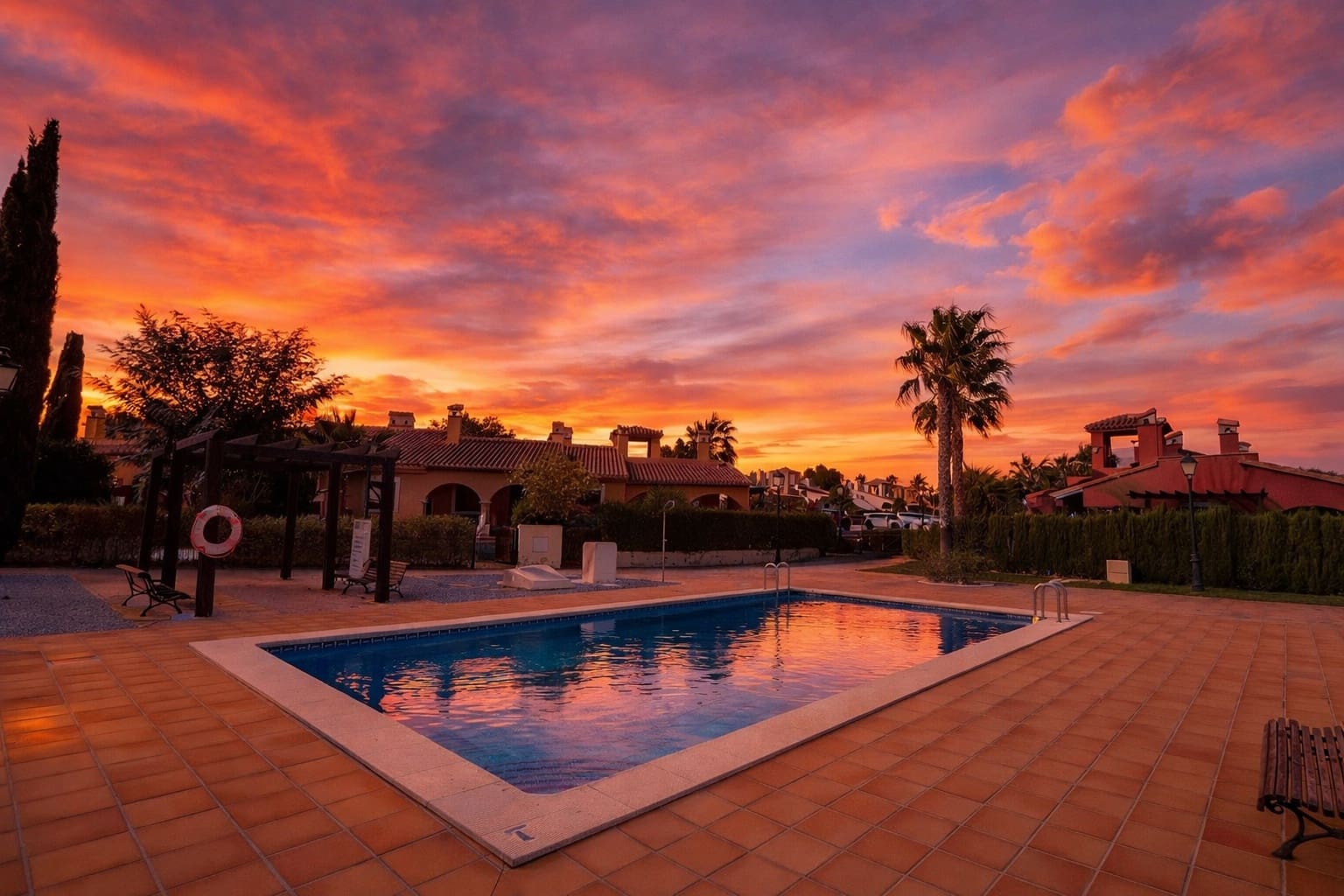 2 soveværelse Villa til salg i Hacienda del Alamo med swimmingpool garage - € 214.950 (Ref: 9609521)