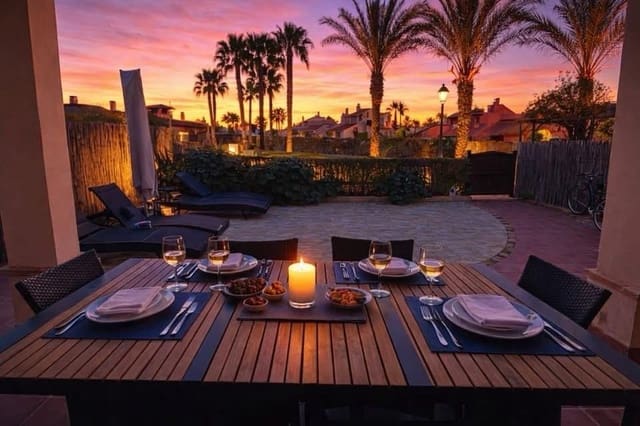 3 makuuhuone Huvila myytävänä paikassa Hacienda del Alamo, Fuente Alamo de Murcia mukana uima-altaan 
autotalli - 214 998 € (Ref: 9735931)