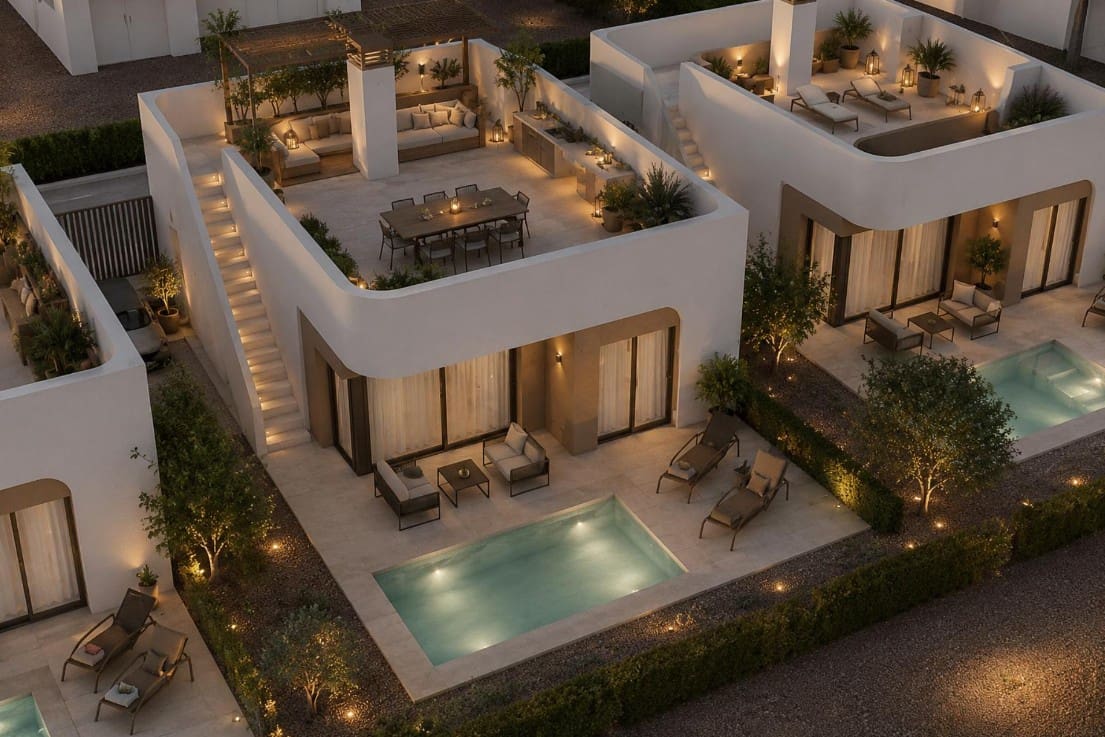 2 chambre Villa/Maison à vendre à Hacienda del Alamo avec piscine - 310 000 € (Ref: 9918572)