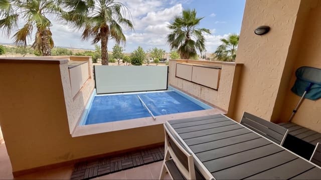 Apartamento de 2 habitaciones en Hacienda del Alamo, Fuente Alamo de Murcia en venta con piscina garaje - 179.950 € (Ref: 9983963)