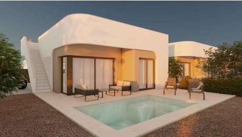 2 bedroom Villa for sale in Hacienda del Alamo, Fuente Alamo de Murcia with pool - € 310,000 (Ref: 9990918)