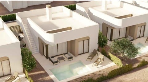 2 bedroom Villa for sale in Hacienda del Alamo, Fuente Alamo de Murcia with pool - € 310,000 (Ref: 9990918)
