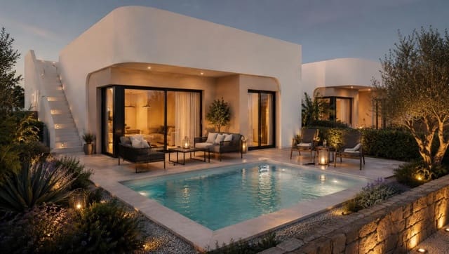 2 bedroom Villa for sale in Hacienda del Alamo, Fuente Alamo de Murcia with pool - € 310,000 (Ref: 9990918)