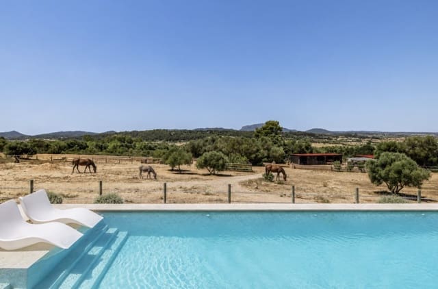 4 chambre Finca/Maison de Campagne à vendre à Montuïri avec piscine - 2 950 000 € (Ref: 10039212)