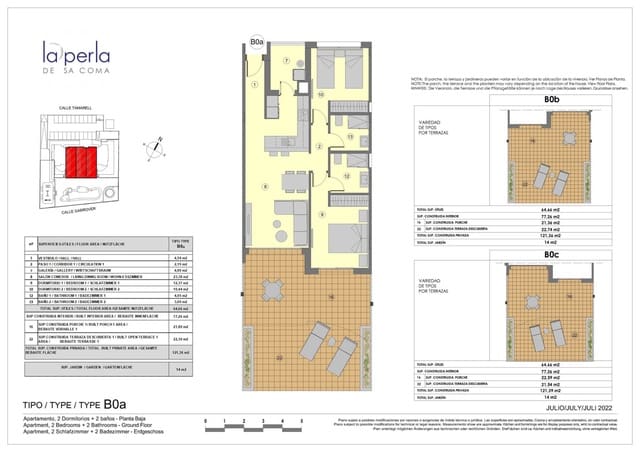 2 soverom Leilighet til salgs i Sa Coma, Sant Llorenç des Cardassar - € 467 000 (Ref: 7088794)