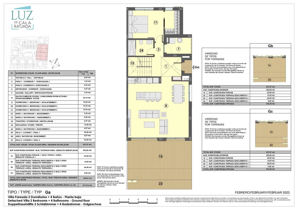 3 quarto Moradia em Banda para venda em Cala Ratjada com piscina - 1 135 000 € (Ref: 7776015)