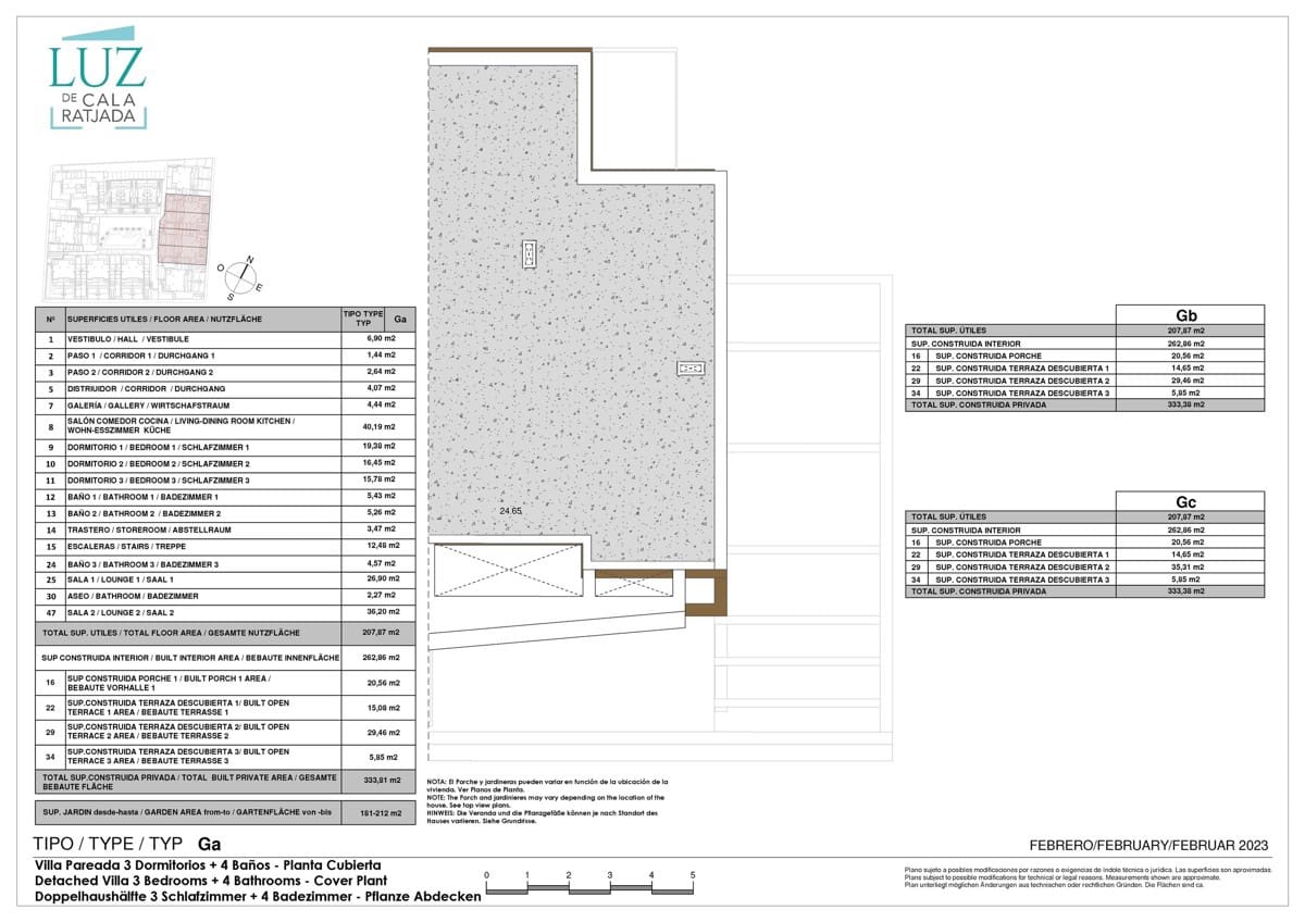 3 quarto Moradia em Banda para venda em Cala Ratjada com piscina - 1 135 000 € (Ref: 7776015)