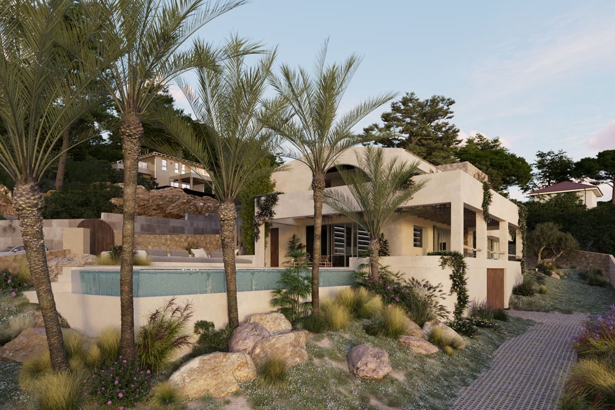 4 chambre Villa/Maison à vendre à Santa Ponsa avec piscine - 3 500 000 € (Ref: 8816874)