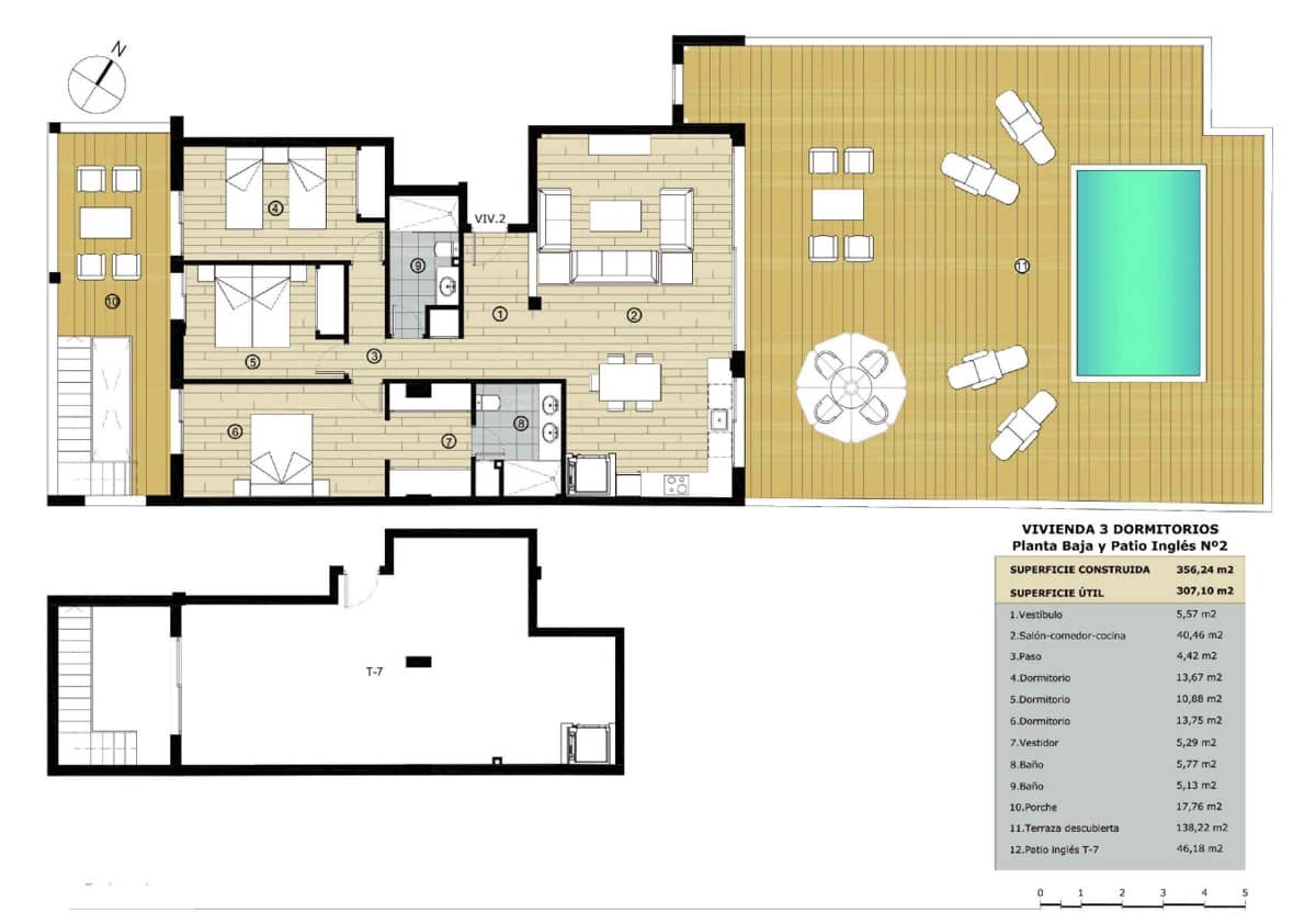 3 soveværelse Lejlighed til salg i Colonia de Sant Jordi med swimmingpool - € 850.000 (Ref: 8931511)