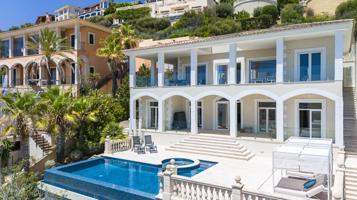 4 sypialnia Willa na sprzedaż w Santa Ponsa z basenem - 3 700 000 € (Ref: 9096995)