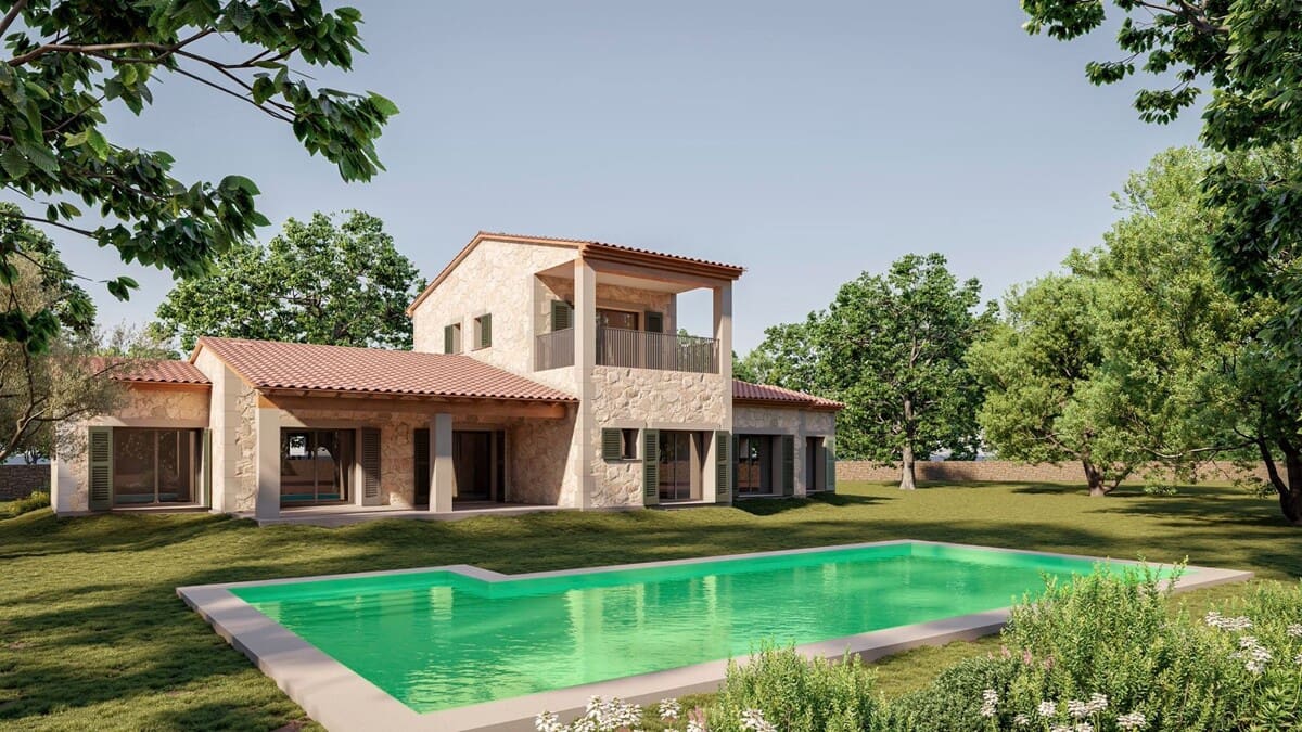 5 chambre Finca/Maison de Campagne à vendre à Campos avec piscine garage - 2 490 000 € (Ref: 9343515)