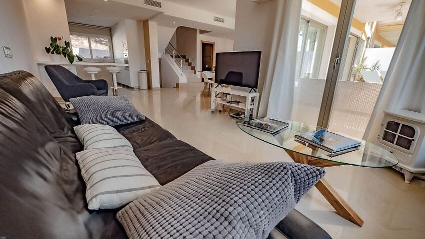 4 soveværelse Rækkehus til leje i Cala Vinyes / Cala Vinyas / Cala Vinas med swimmingpool garage - € 3.950 (Ref: 9413244)