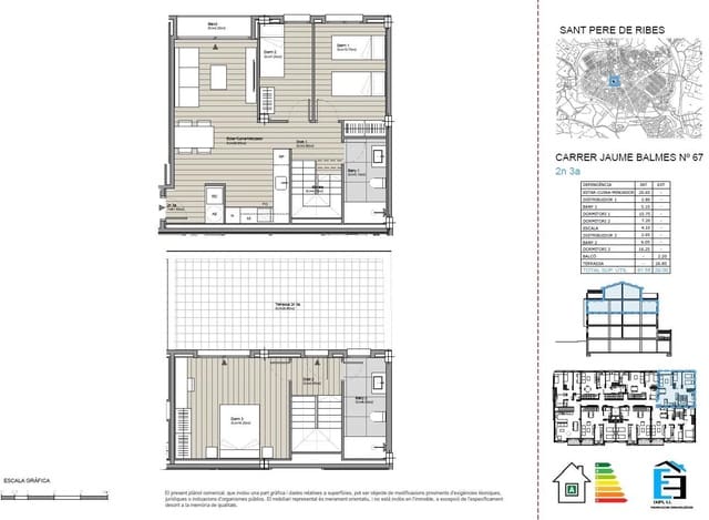 3 sovrum Lägenhet till salu i Sant Pere de Ribes - 409 000 € (Ref: 10098520)