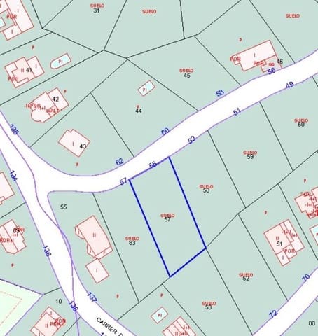 Byggegrund til salg i Olivella - € 65.000 (Ref: 10180719)