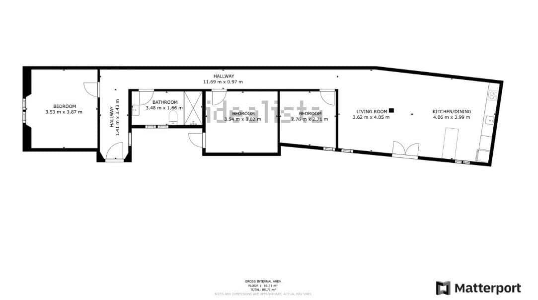 3 soverom Leilighet til salgs i Vilanova i la Geltru - € 300 000 (Ref: 8576697)