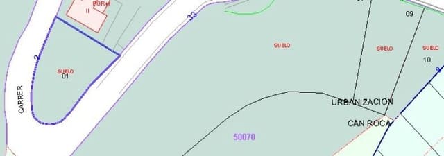 Tontti myytävänä paikassa Canyelles - 76 000 € (Ref: 8916151)