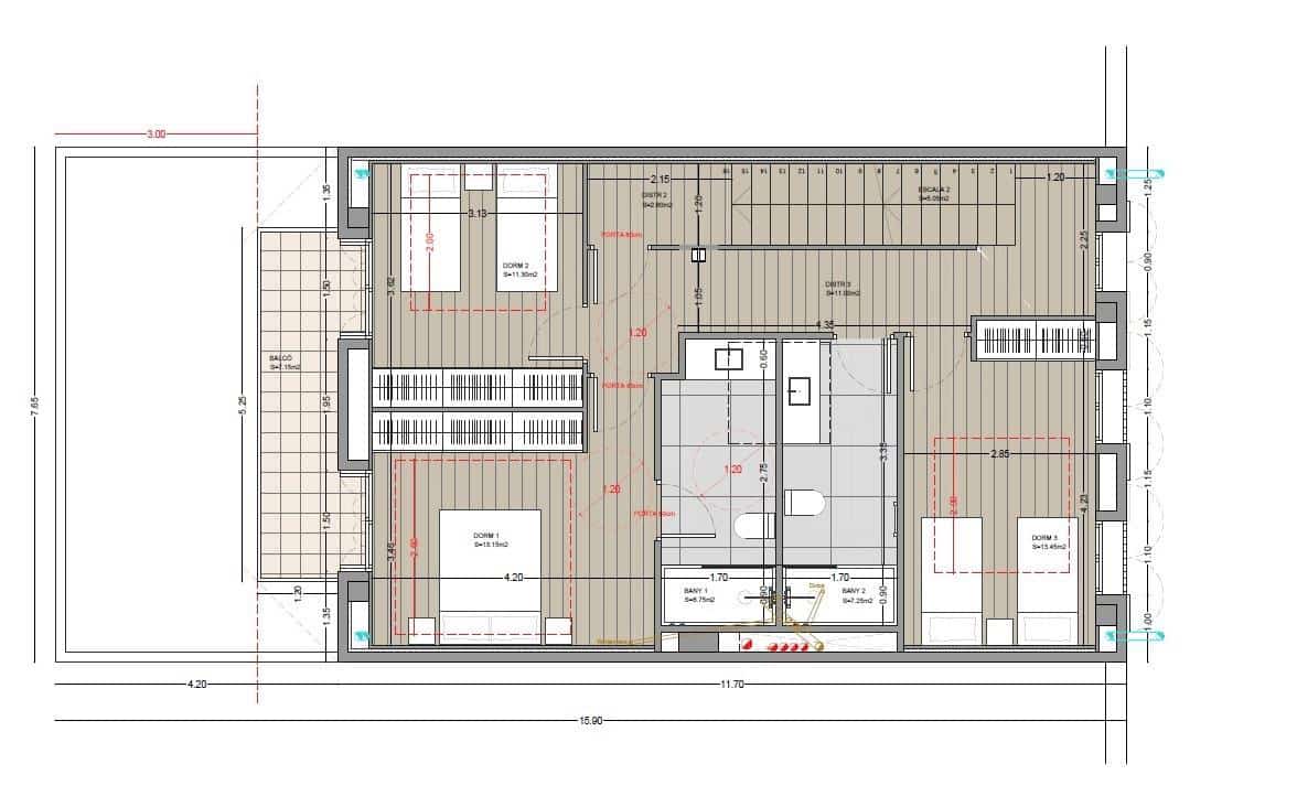 4 sypialnia Dom blizniak na sprzedaż w Sant Pere de Ribes z garażem - 850 000 € (Ref: 9073497)