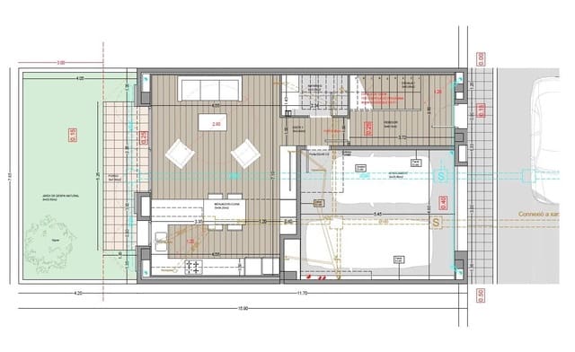 4 Zimmer Doppelhaus zu verkaufen in Sant Pere de Ribes mit Garage - 850.000 € (Ref: 9073497)