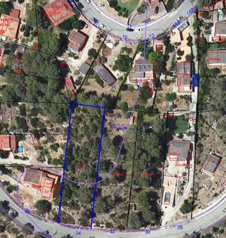 Bauplatz zu verkaufen in Olivella - 42.000 € (Ref: 9248215)