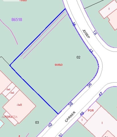 Building Plot for sale in Sitges - € 2,950,000 (Ref: 9759055)