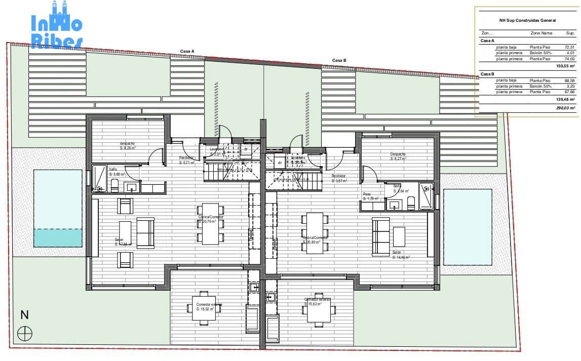 4 slaapkamer Finca/Landhuis te koop in Sant Pere de Ribes met zwembad - € 700.000 (Ref: 9799378)