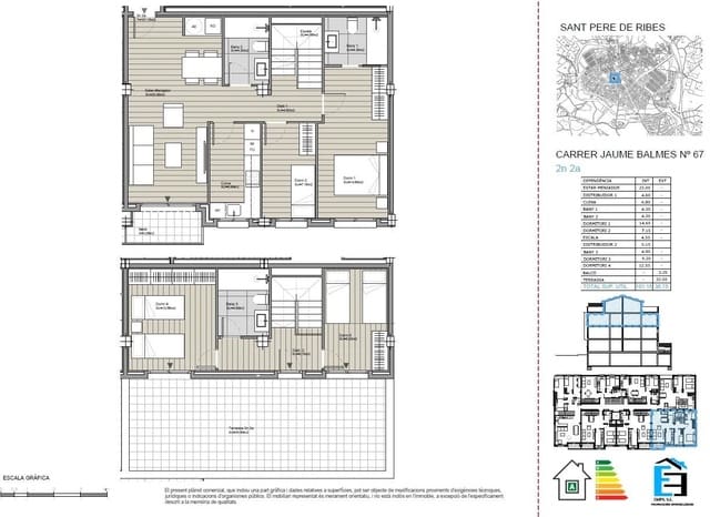 4 slaapkamer Appartement te koop in Sant Pere de Ribes met garage - € 474.000 (Ref: 9870237)