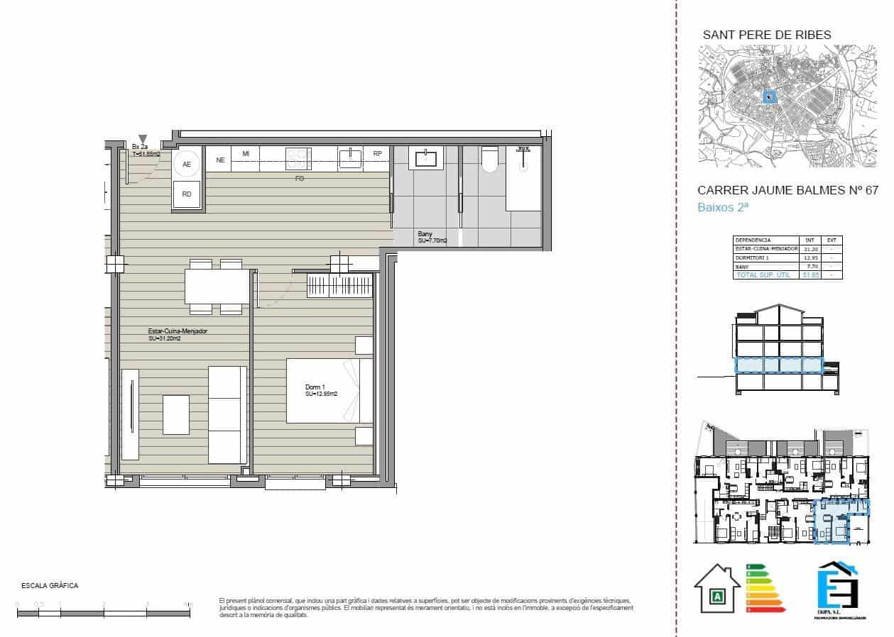 1 bedroom Apartment for sale in Sant Pere de Ribes with garage - € 235,000 (Ref: 9881992)