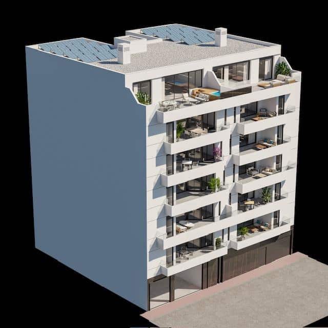 3 bedroom Flat for sale in Aguilas with pool garage - € 320,000 (Ref: 10013362)