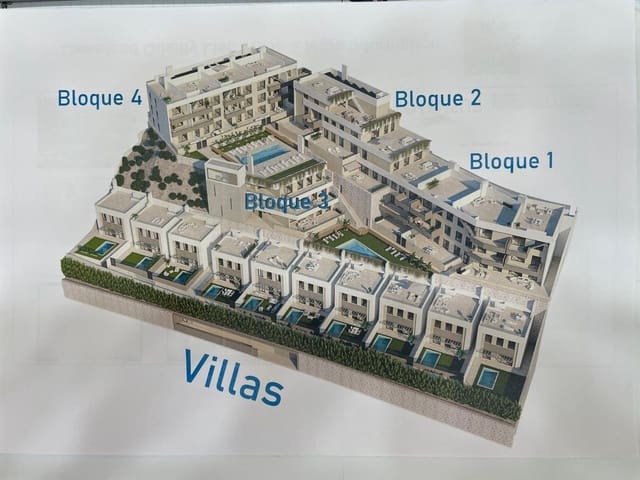 2 bedroom Flat for sale in El Hornillo, Aguilas with pool garage - € 272,000 (Ref: 8354278)