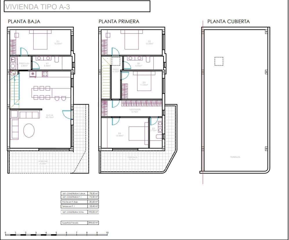 4 soveværelse Lejlighed til salg i Aguilas med swimmingpool - € 450.000 (Ref: 8624303)