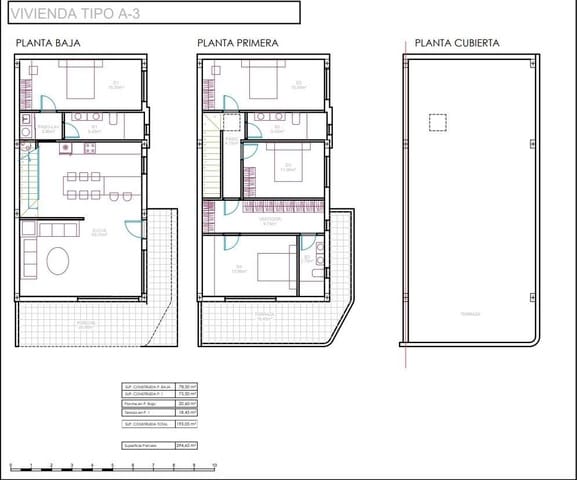 4 soverom Leilighet til salgs i El Hornillo, Aguilas med svømmebasseng - € 450 000 (Ref: 8624303)