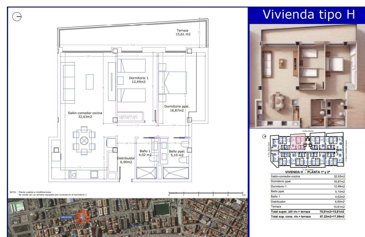 2 quarto Apartamento para venda em Aguilas com piscina garagem - 224 380 € (Ref: 9353603)